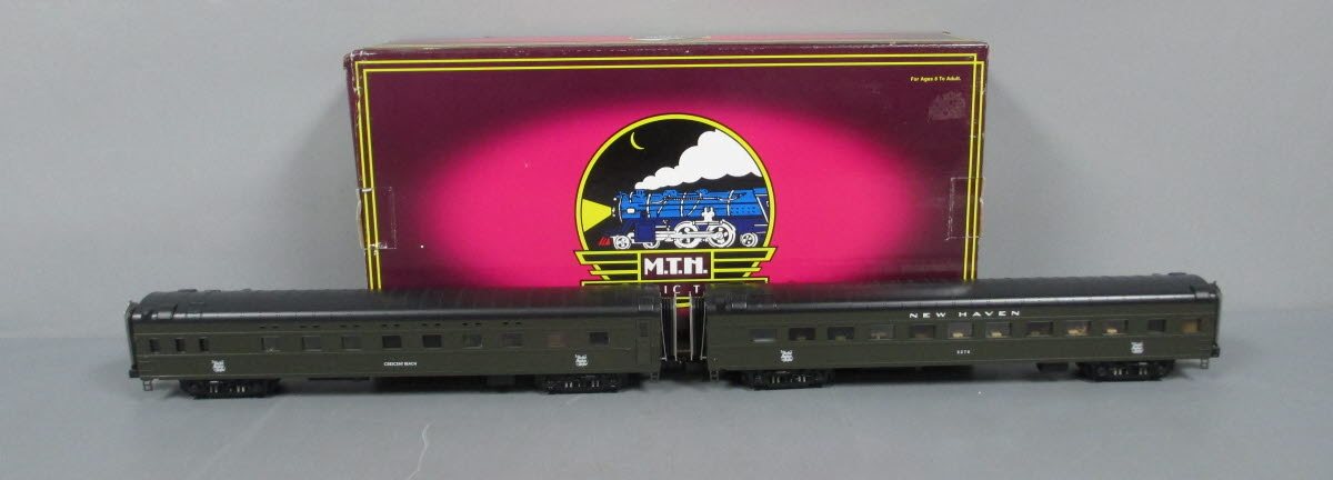 MTH 20-66078 O NH 70' Streamlined Smoothside Sleeper/Diner Set