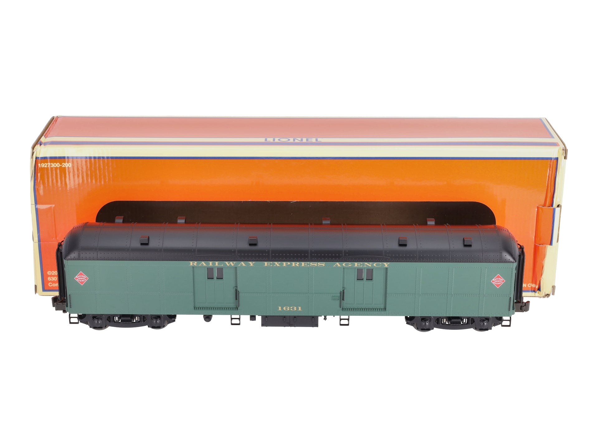 Lionel 1927271 O Railway Express Agency 60' Baggage Car #1631 – Trainz