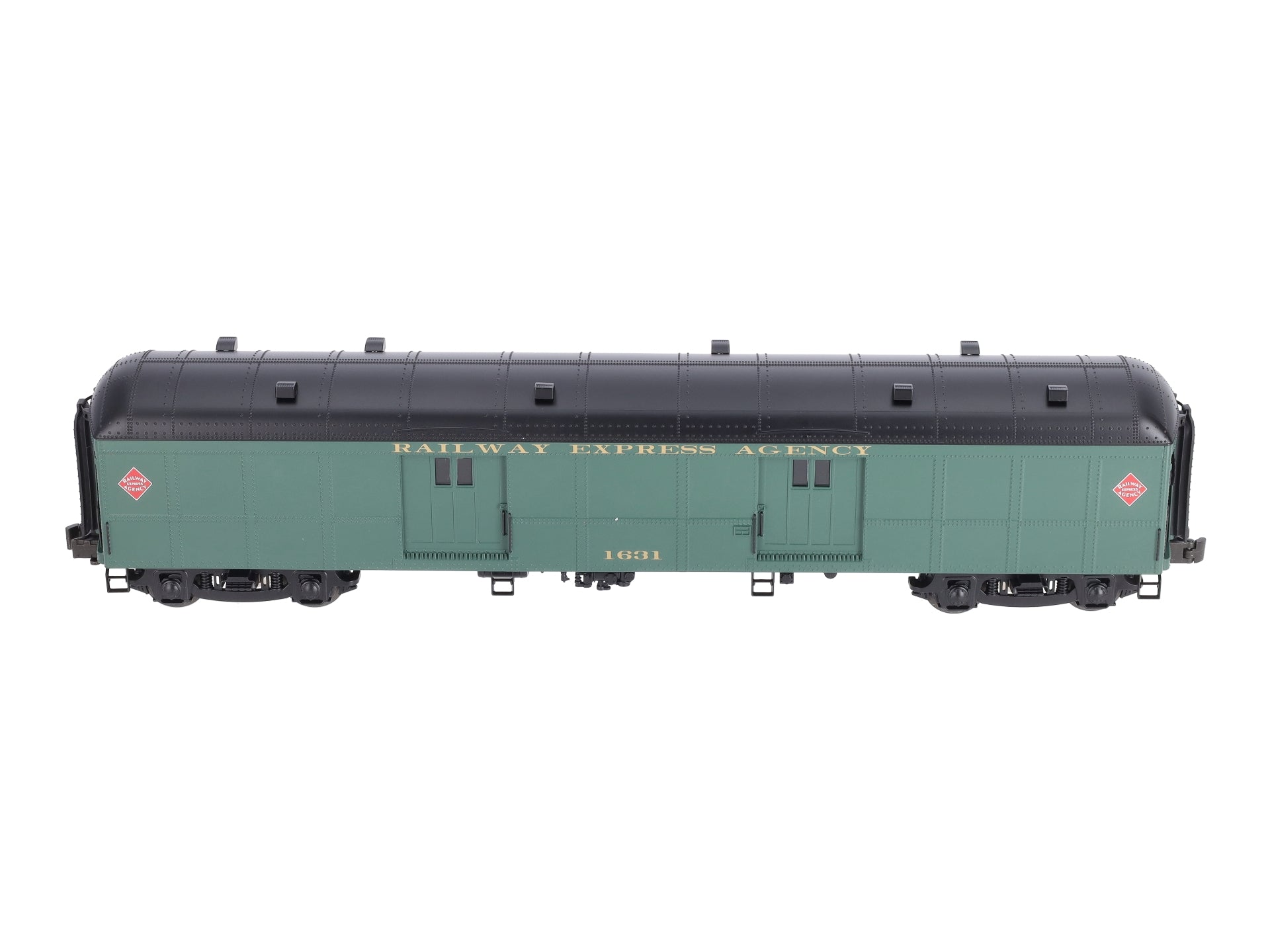 Lionel 1927271 O Railway Express Agency 60' Baggage Car #1631 – Trainz