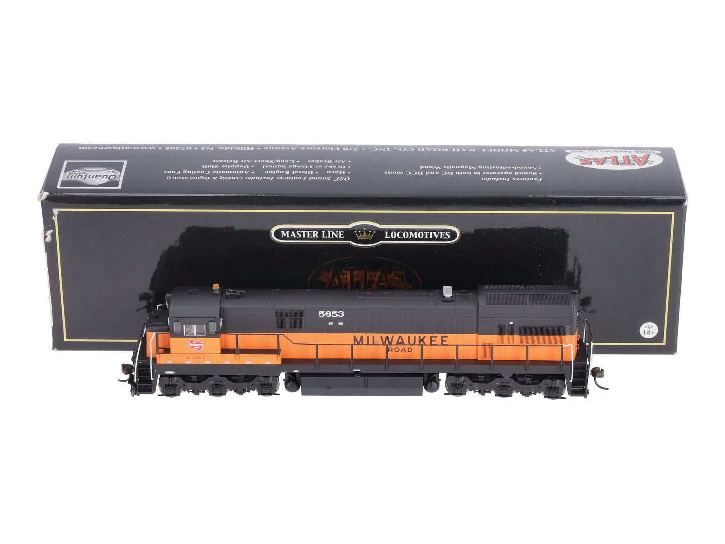 Atlas 10000900 HO MILW U30C Phase III Diesel Locomotive w/DCC & Sound #5653