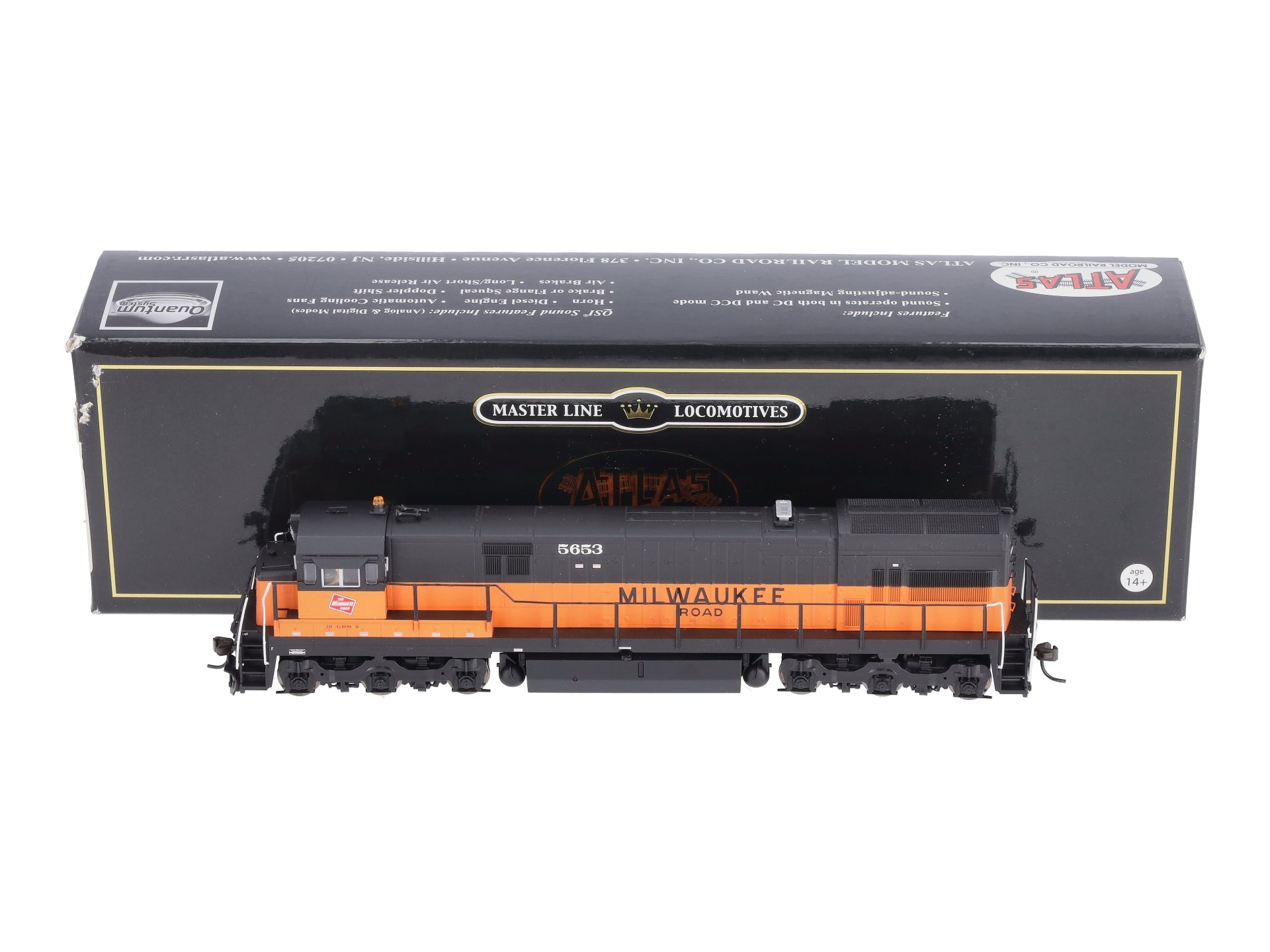 Atlas 10000900 HO MILW U30C Phase III Diesel Locomotive w/DCC & Sound #5653