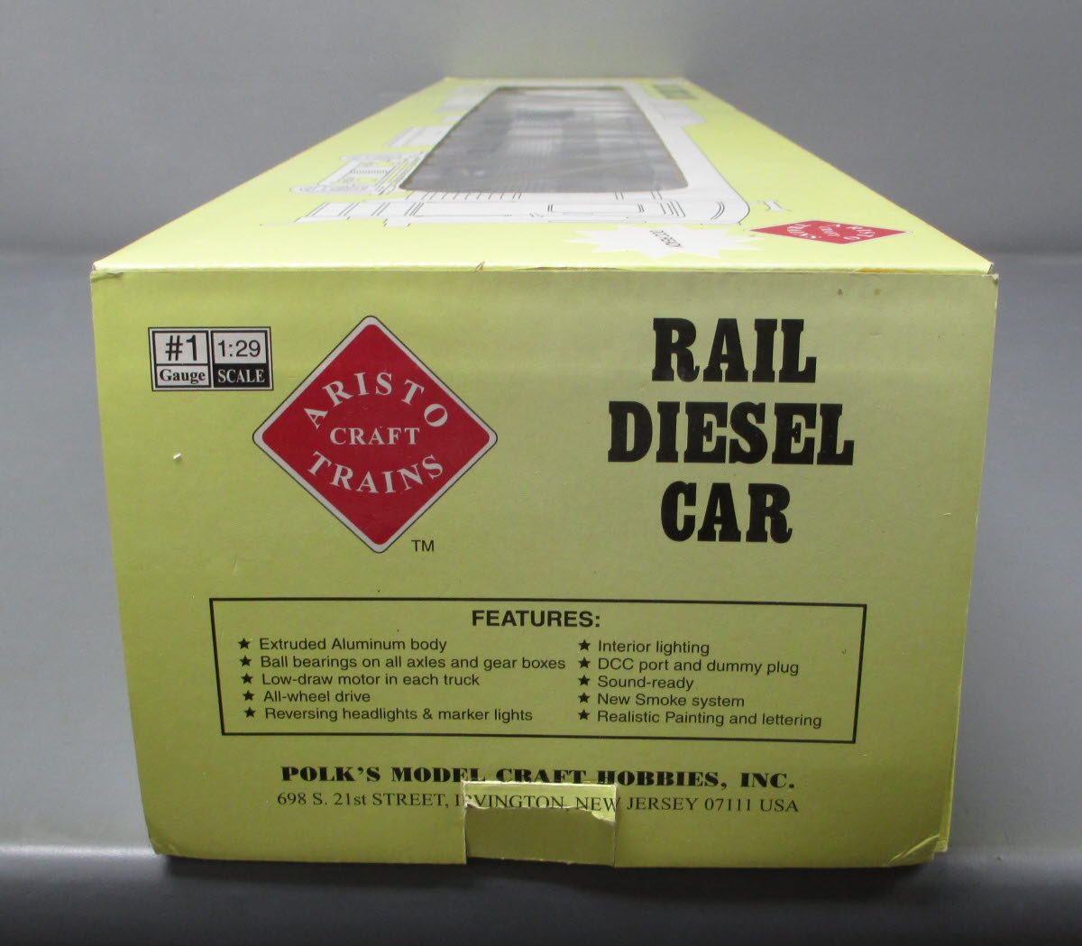 Aristo-Craft 22810 G Scale ATSF Rail Diesel Car - DCC