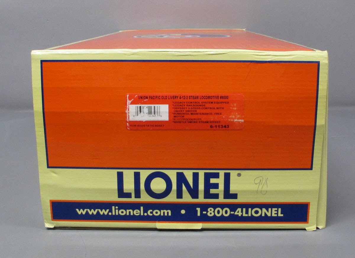 Lionel 6-11343 Union Pacific "Old Livery" 4-12-2 Steam Loco & Tender w LEGACY