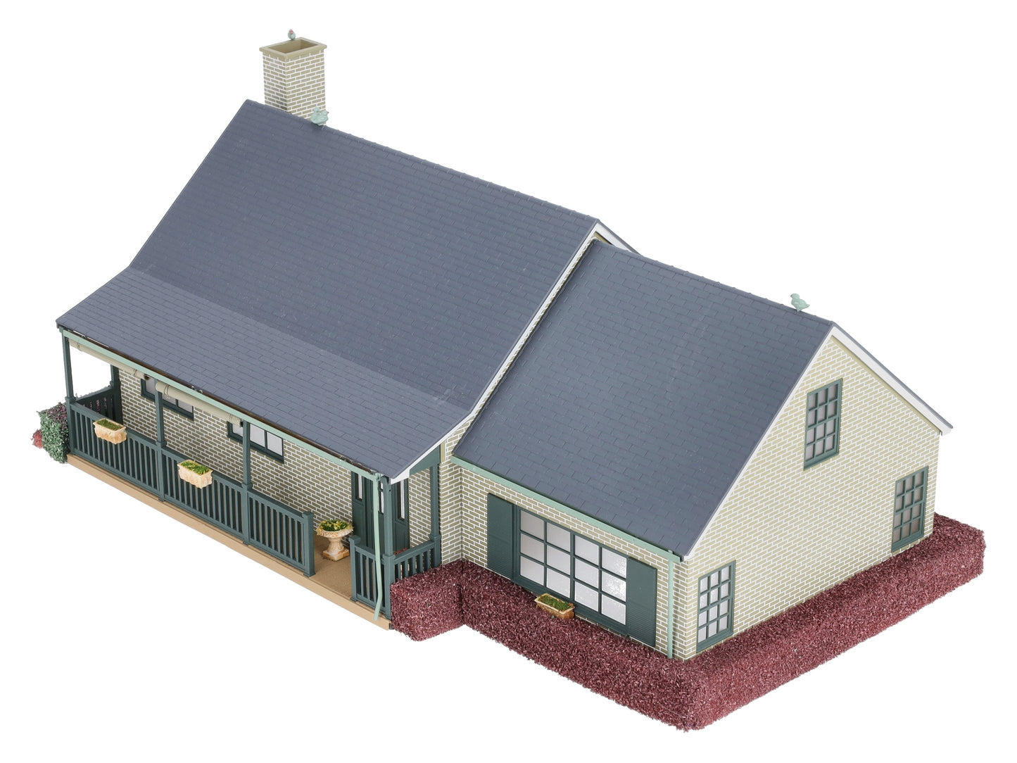 Lionel 6-37916 O Beige Brick Suburban House Deluxe