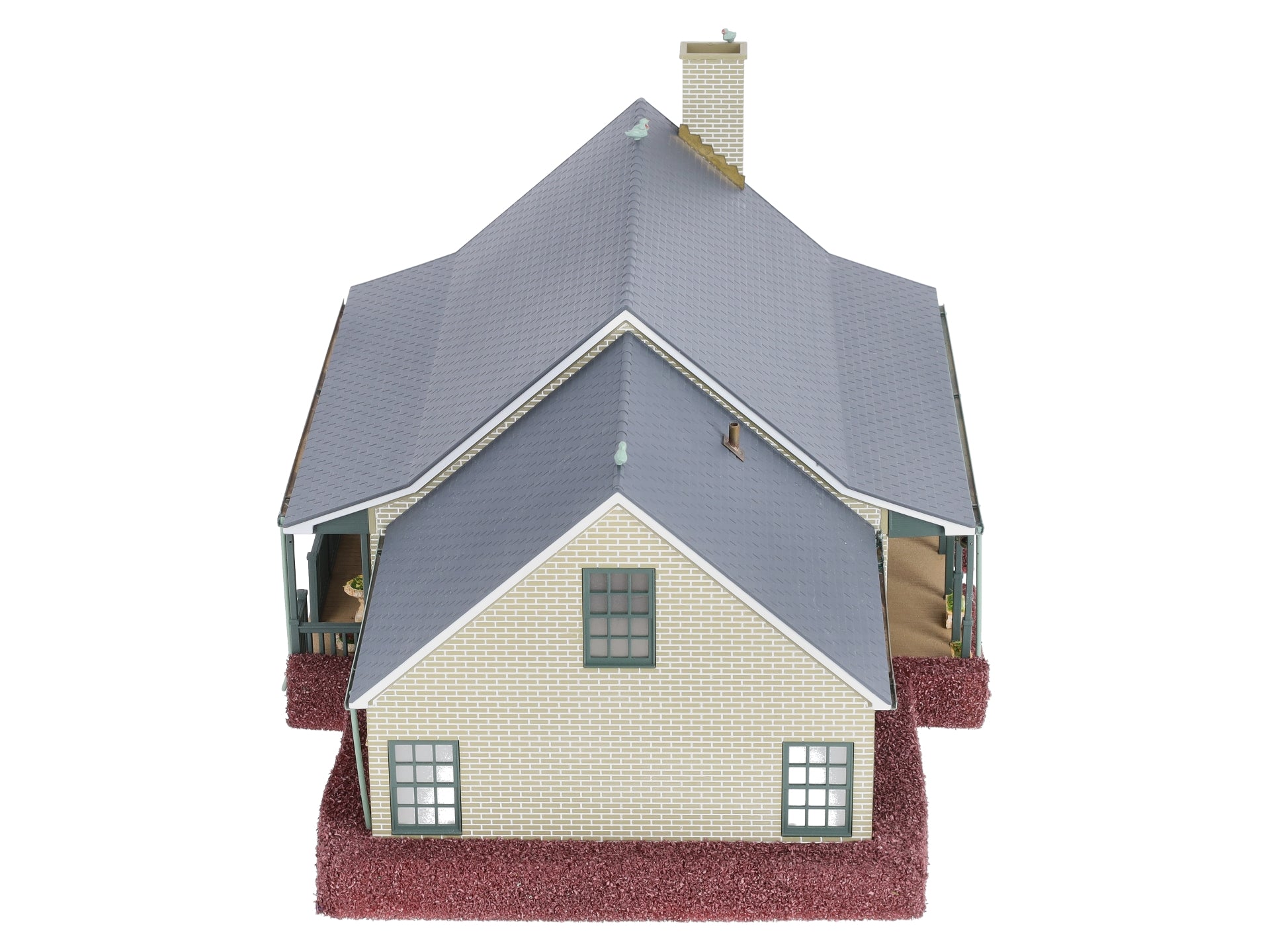 Lionel 6-37916 O Beige Brick Suburban House Deluxe