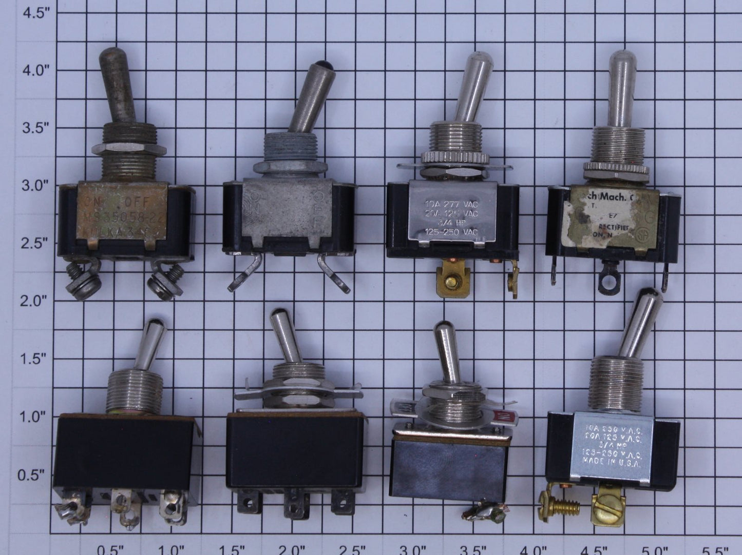 Acme 123058 Various Toggle Switch Assortment (Bag of 8)