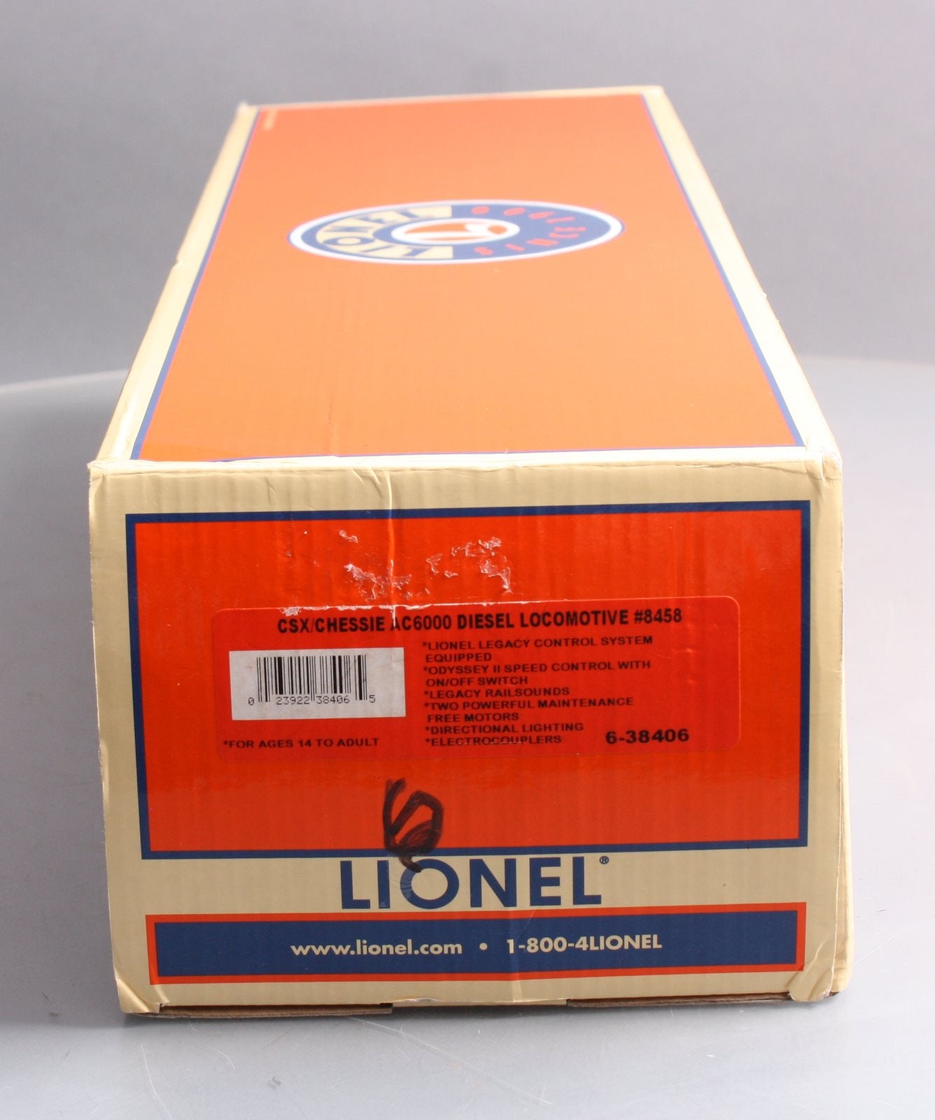 Lionel 6-38406 O CSX/Chessie AC6000 Diesel Locomotive #8458