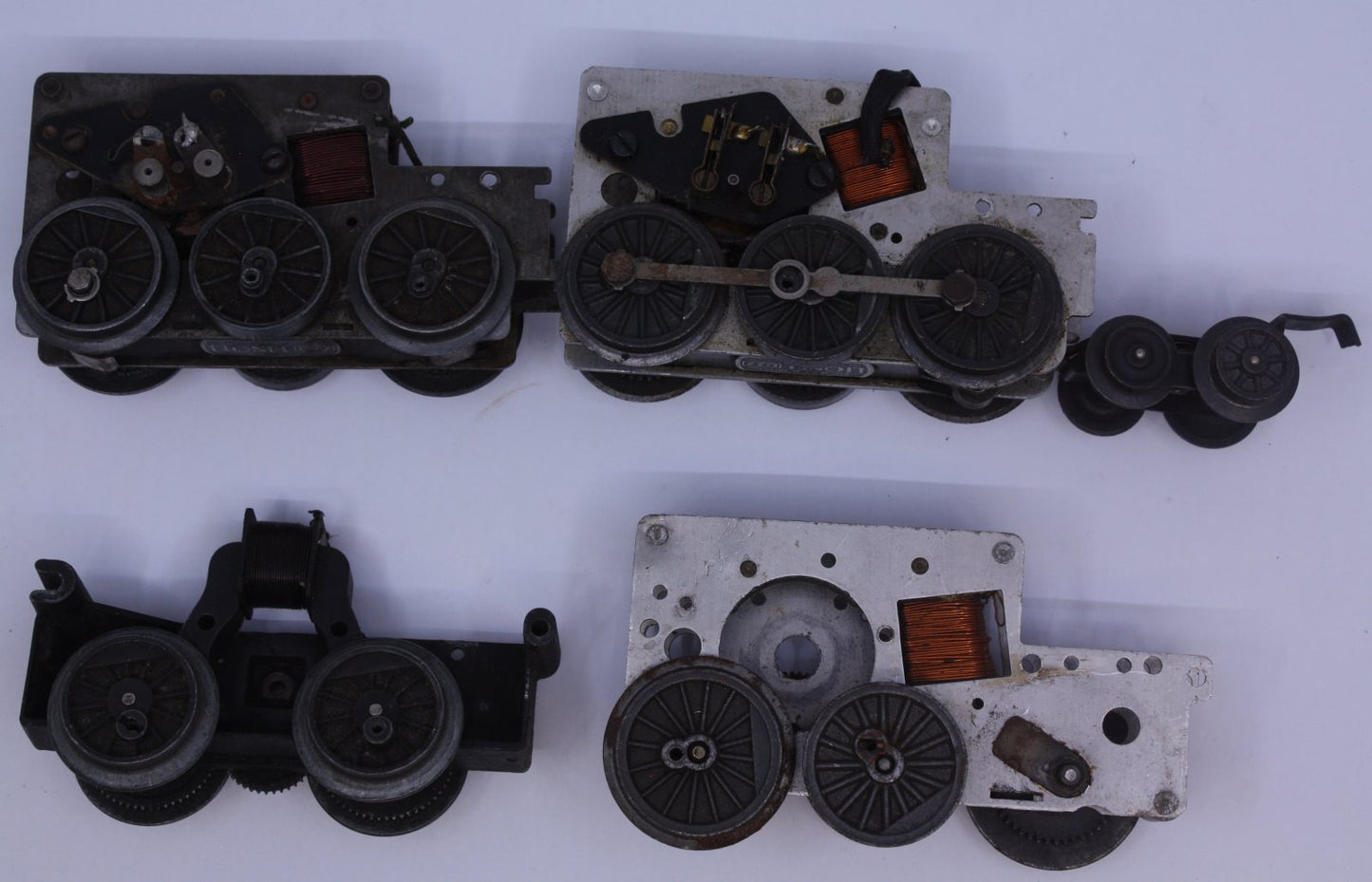 Acme 1505L2 Steam Motor Chassis Assortment - Not Working (Set of 4)