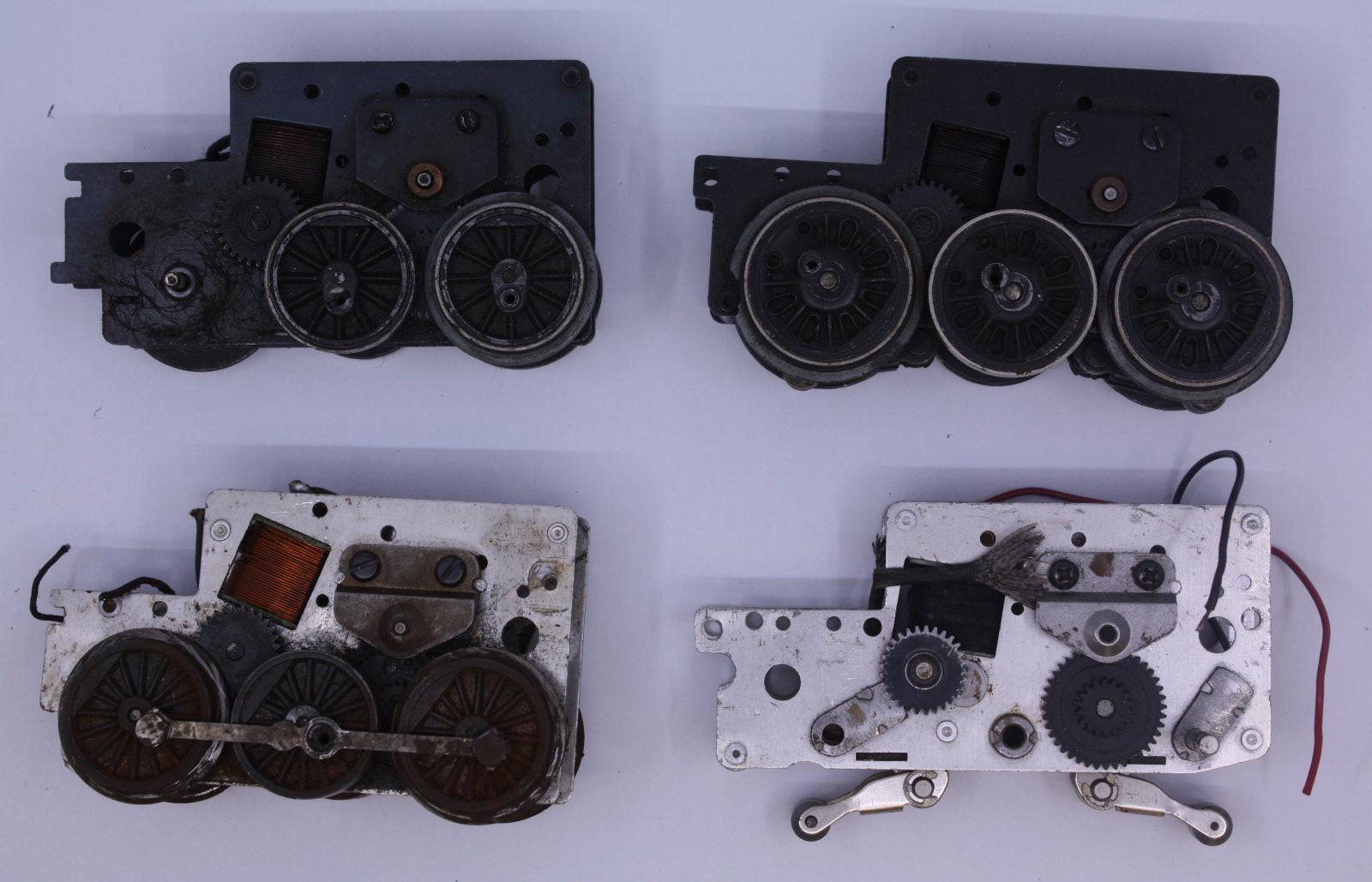 Acme 509-629 Steam Motor Chassis Assortment - Not Working (Bag of 4)