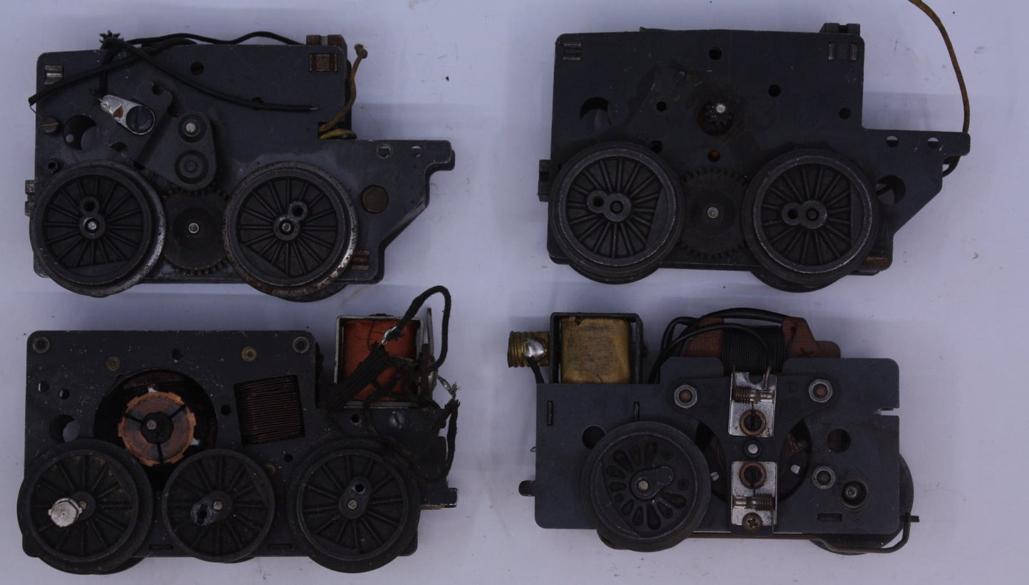 Acme 511-925 Steam Motor Chassis Assortment - Not Working (Bag of 4)