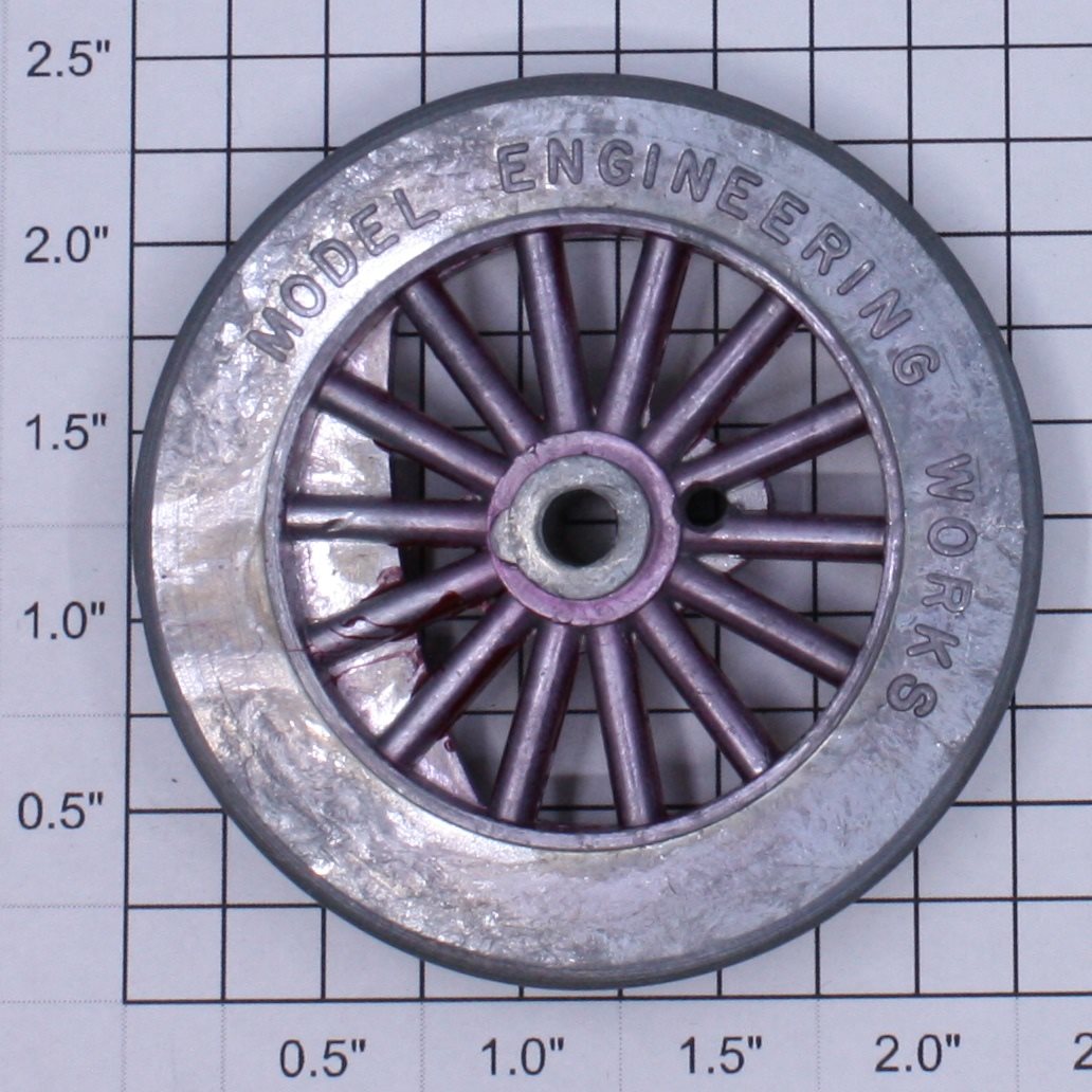 American Flyer 4000-2 Red Spoked 2-3/8" Steam Locomotive Geared Wheel