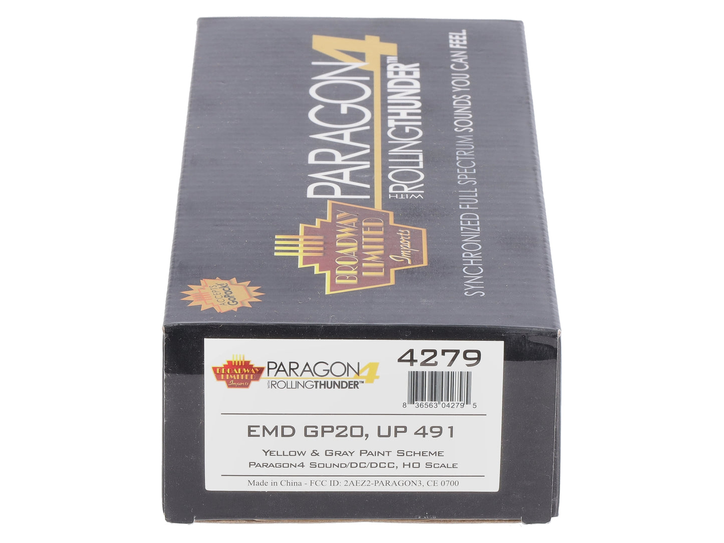 Broadway Limited 4279 HO Union Pacific EMD GP20 Paragon3™ #491
