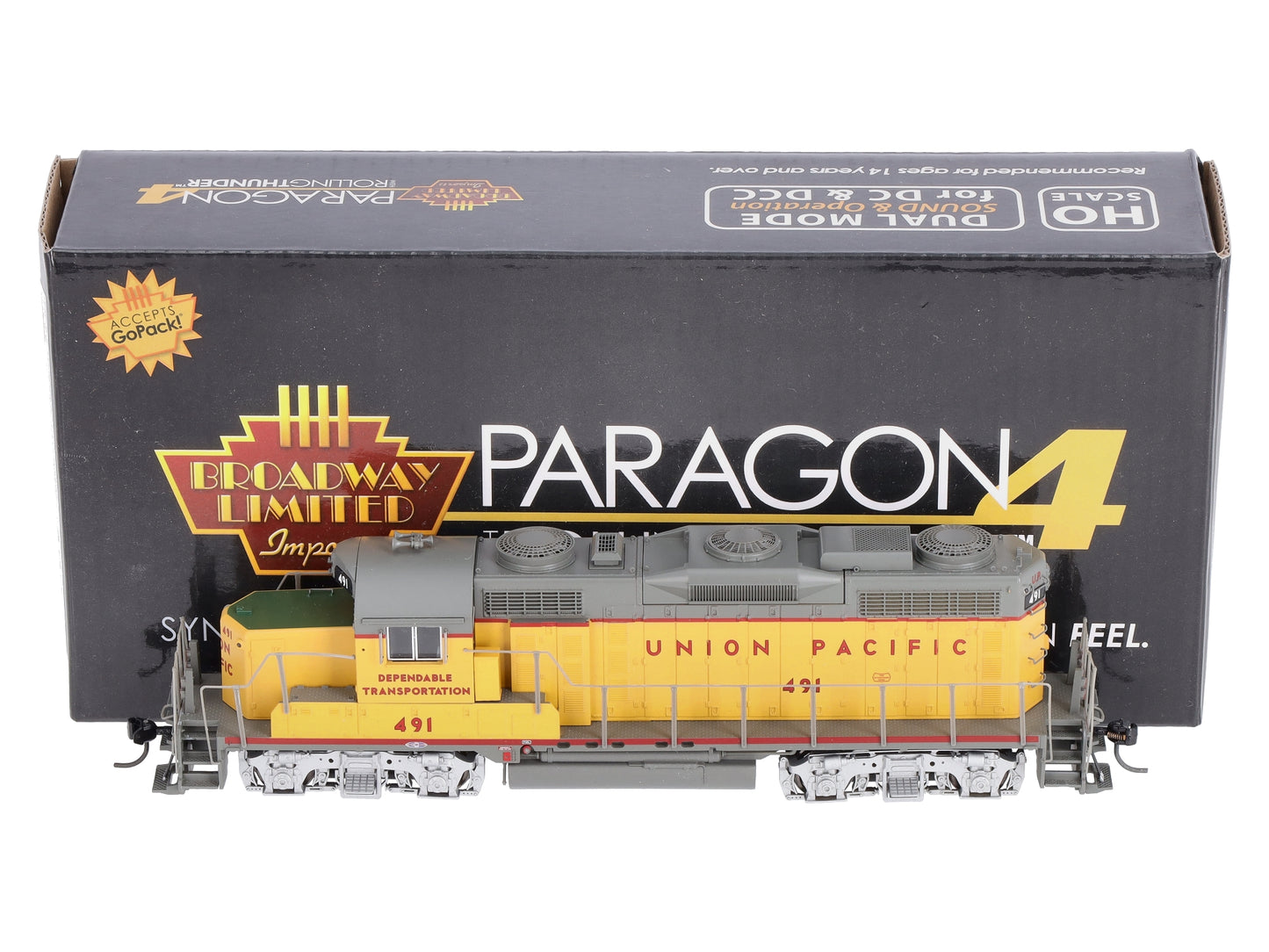 Broadway Limited 4279 HO Union Pacific EMD GP20 Paragon3™ #491
