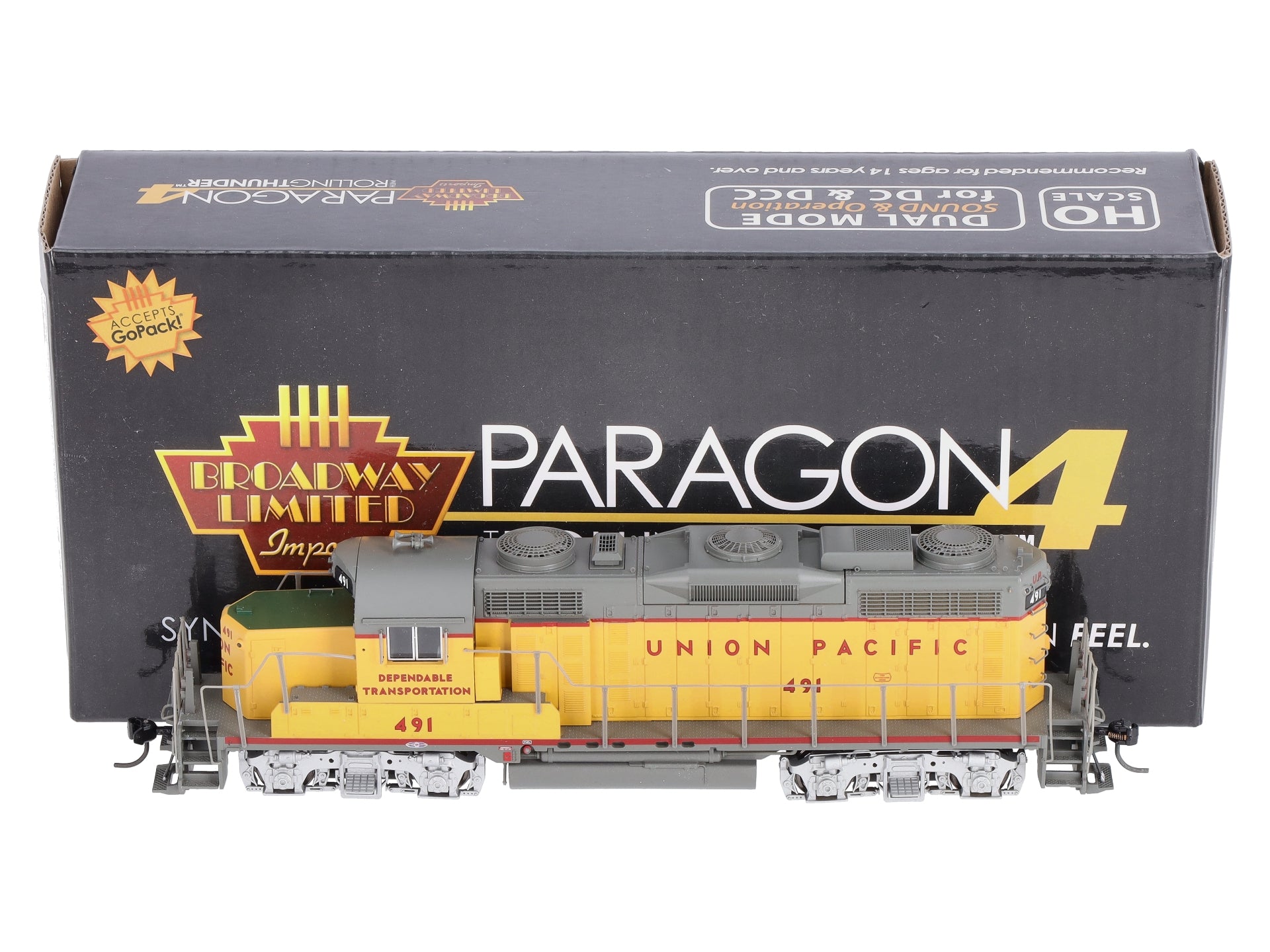 Broadway Limited 4279 HO Union Pacific EMD GP20 Paragon3™ #491