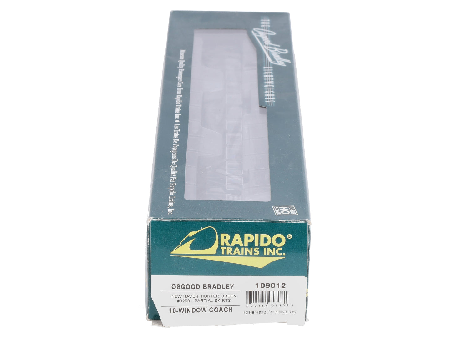 Rapido Trains 109012 HO New Haven 10-Window Coach Phase II #8258