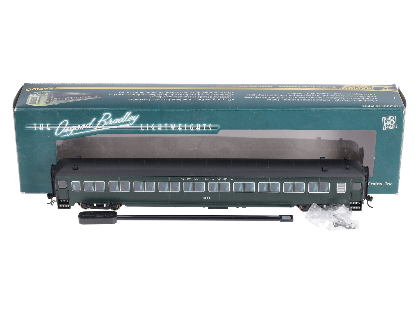 Rapido Trains 109012 HO New Haven 10-Window Coach Phase II #8258