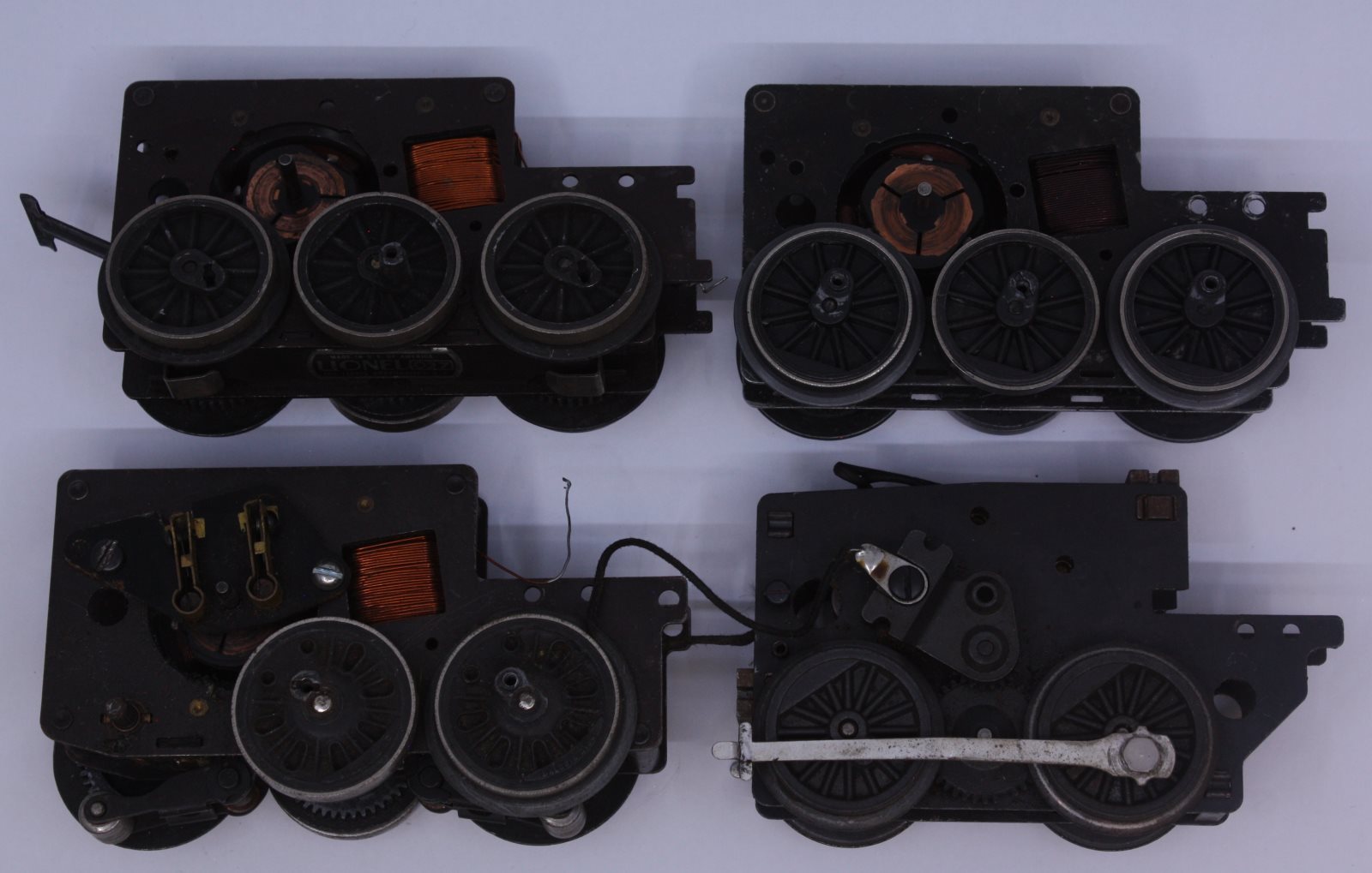 Acme 515-720 Steam Motor Chassis Assortment - Not Working (Bag of 4)