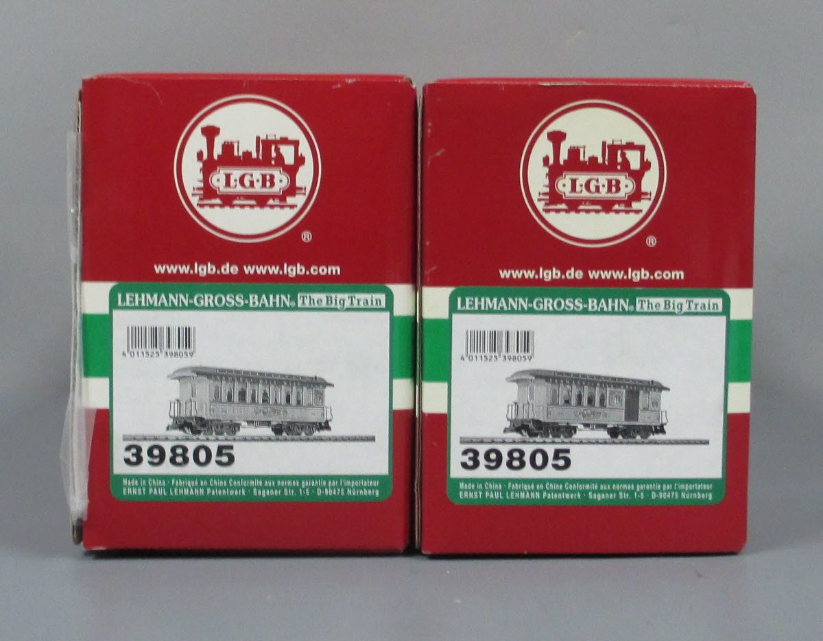 LGB 39805 G Gauge Wild West Passenger Car Set (Set of 2)