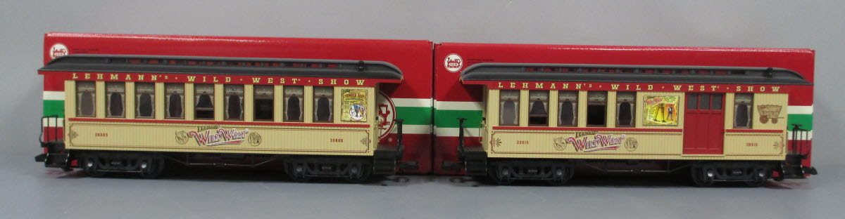 LGB 39805 G Gauge Wild West Passenger Car Set (Set of 2)
