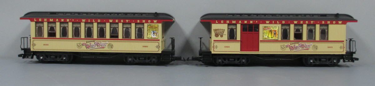 LGB 39805 G Gauge Wild West Passenger Car Set (Set of 2)