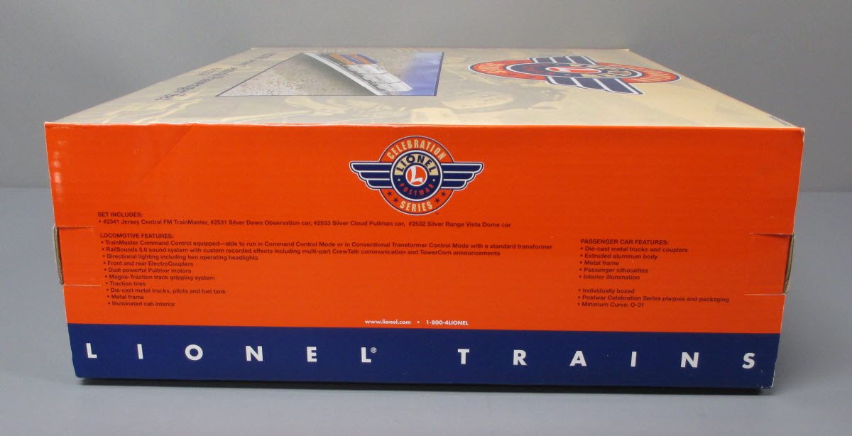 Lionel 6-31758 PWC Jersy Central O Gauge Diesel Passenger Train Set #2270W