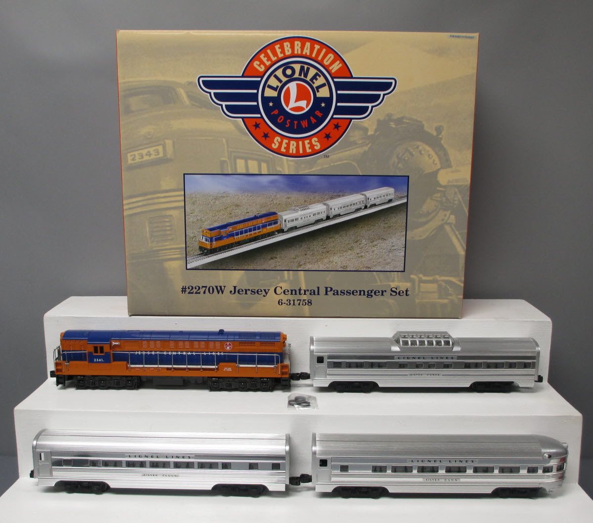 Lionel 6-31758 PWC Jersy Central O Gauge Diesel Passenger Train Set #2270W