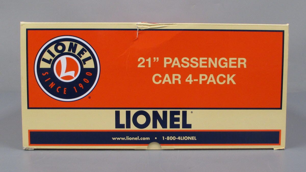 Lionel 1927360 O Long Island 21" Coach (Pack of 4)