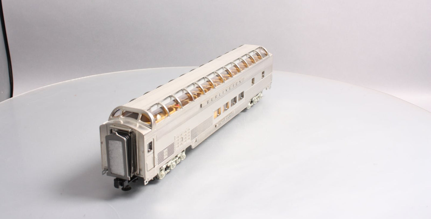 MTH 20-67133 Burlington 70’ Full Length Vista Dome Car (Ribbed)