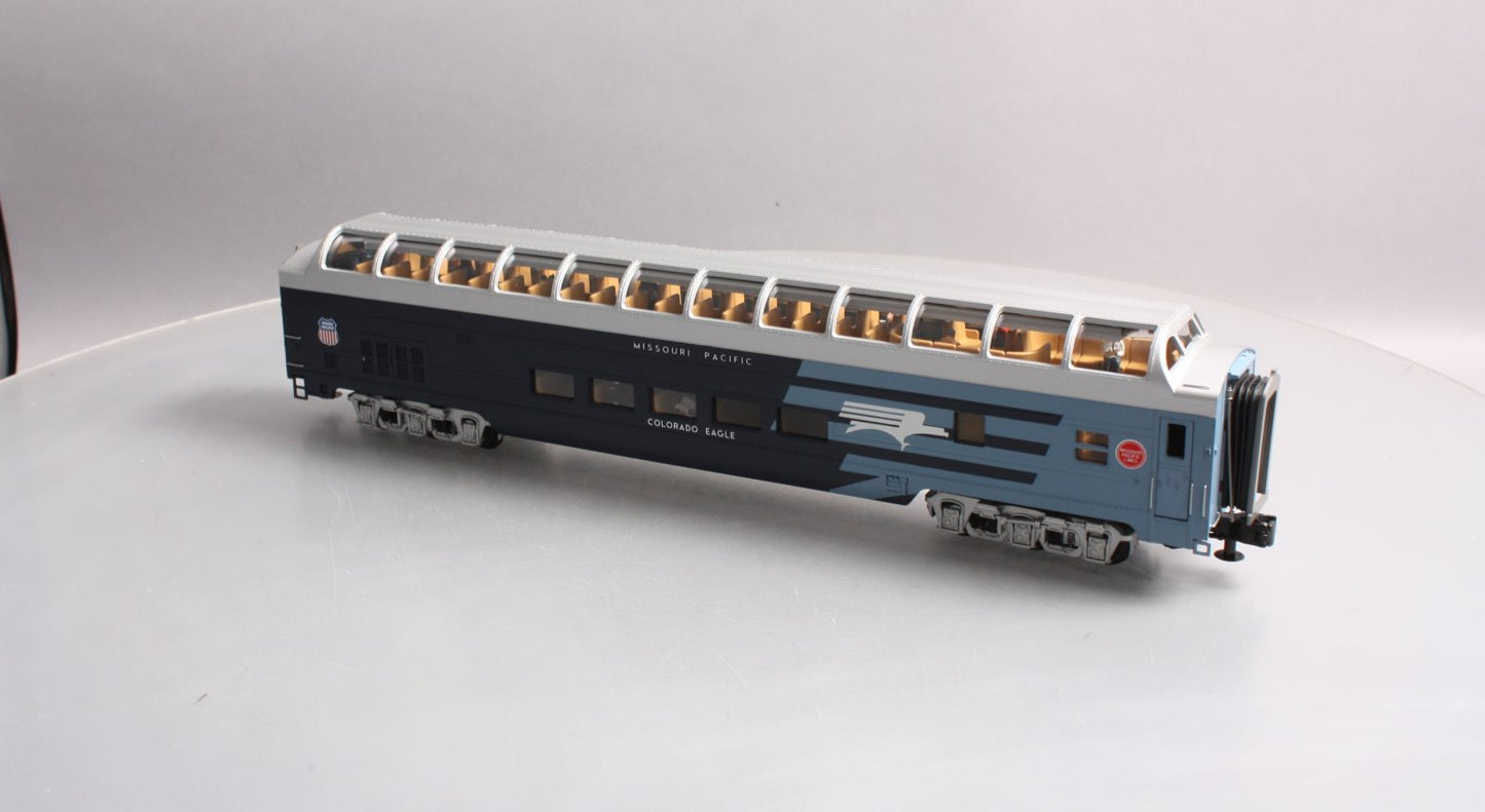 MTH 20-67141 Missouri Pacific 70’ ABS Full Length Vista Dome Passenger Car V2