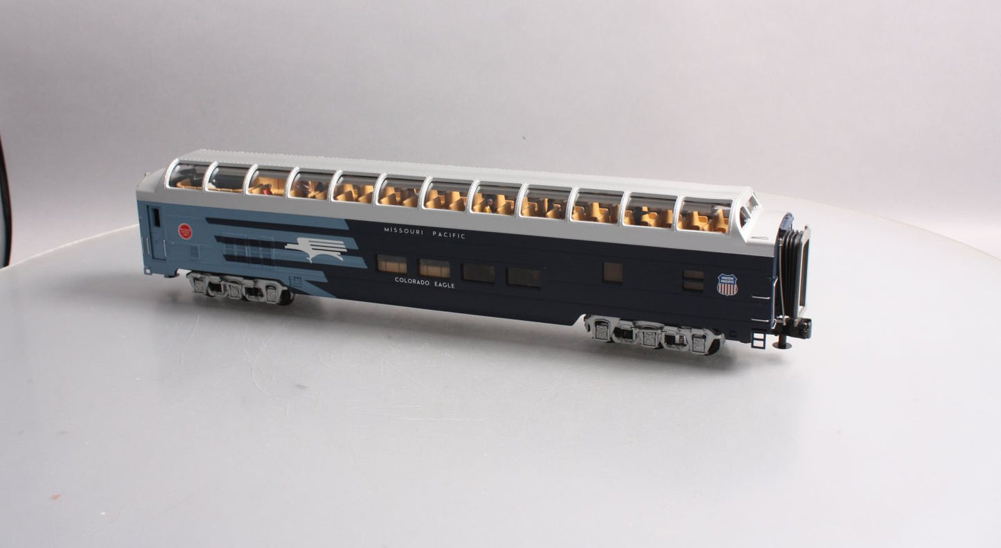 MTH 20-67141 Missouri Pacific 70’ ABS Full Length Vista Dome Passenger Car V2