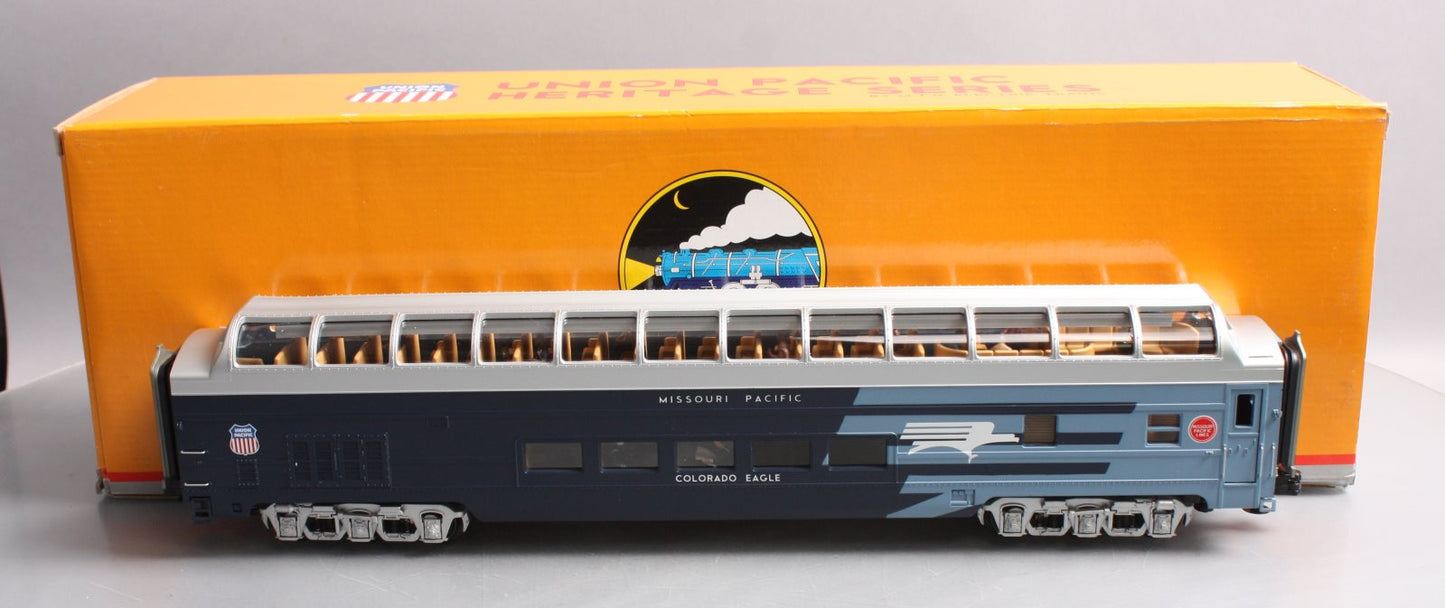 MTH 20-67141 Missouri Pacific 70’ ABS Full Length Vista Dome Passenger Car V2