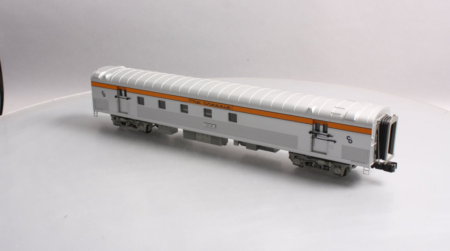 MTH 20-68125 O Gauge Chesapeake & Ohio 70’ ABS RPO Passenger Car (Ribbed)