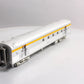 MTH 20-68125 O Gauge Chesapeake & Ohio 70’ ABS RPO Passenger Car (Ribbed)