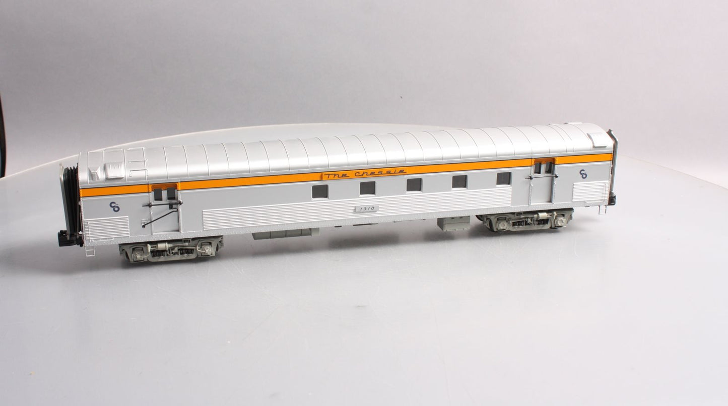 MTH 20-68125 O Gauge Chesapeake & Ohio 70’ ABS RPO Passenger Car (Ribbed)