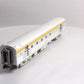 MTH 20-68125 O Gauge Chesapeake & Ohio 70’ ABS RPO Passenger Car (Ribbed)