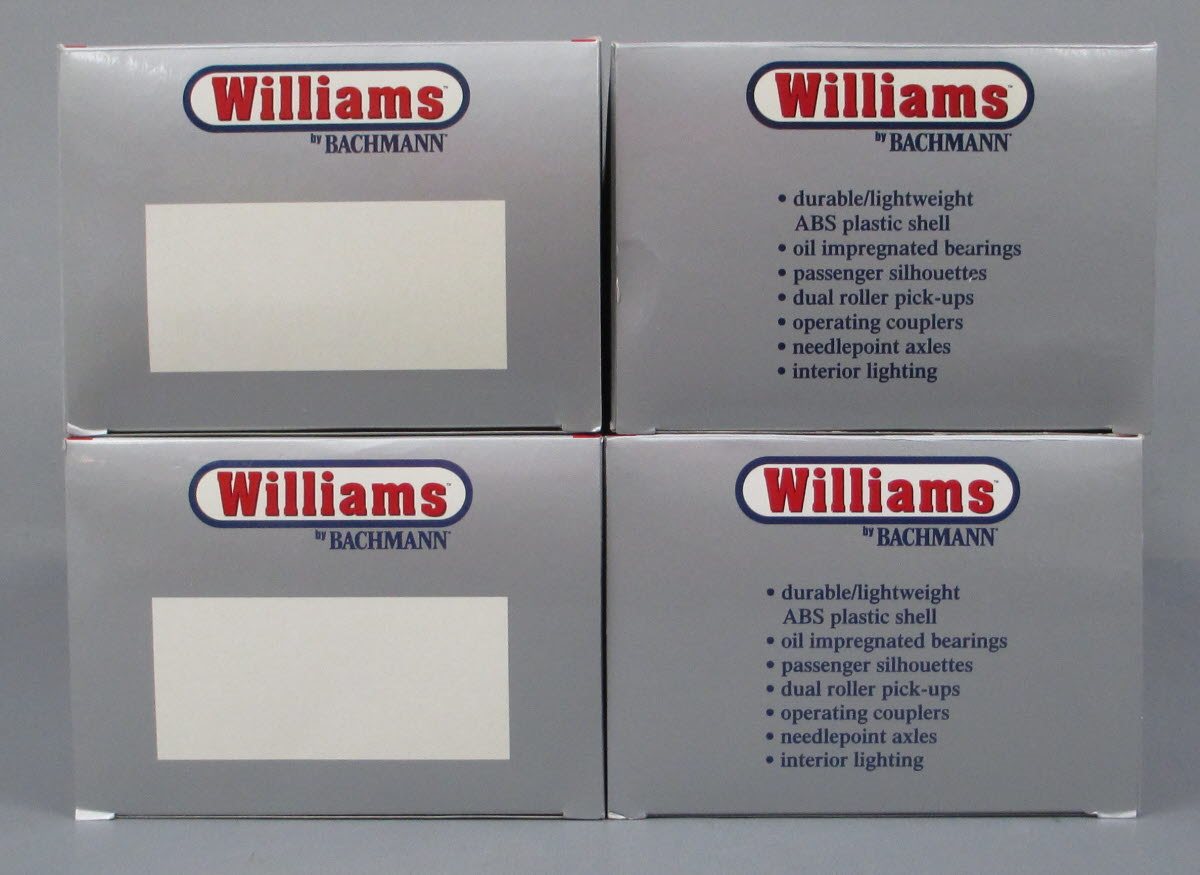 Williams 43151 Atlantic Coast Line Streamliner Passenger 4 Car Set