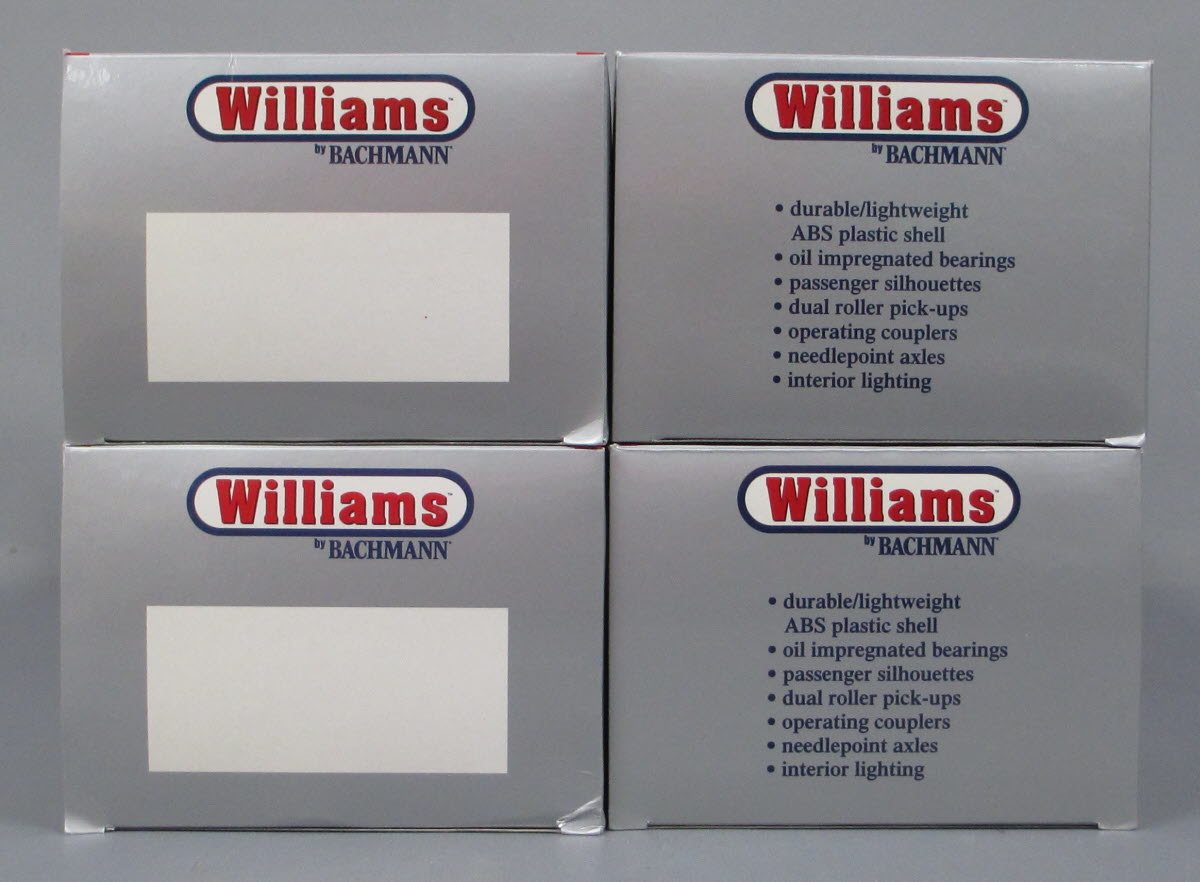 Williams 43151 Atlantic Coast Line Streamliner Passenger 4 Car Set