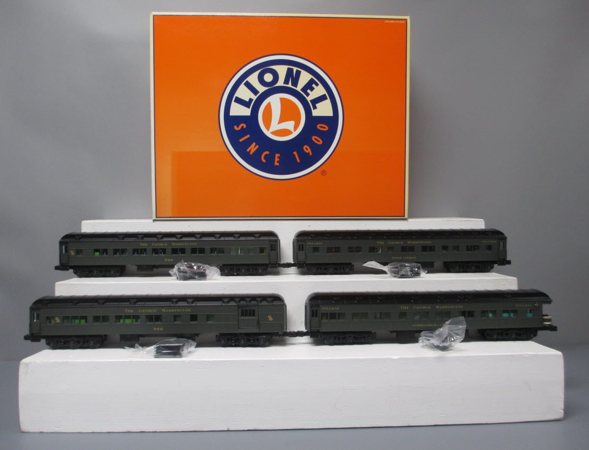 Lionel 6-15597 O Chesapeake & Ohio "George Washington" Heavyweight (Pack of 4)
