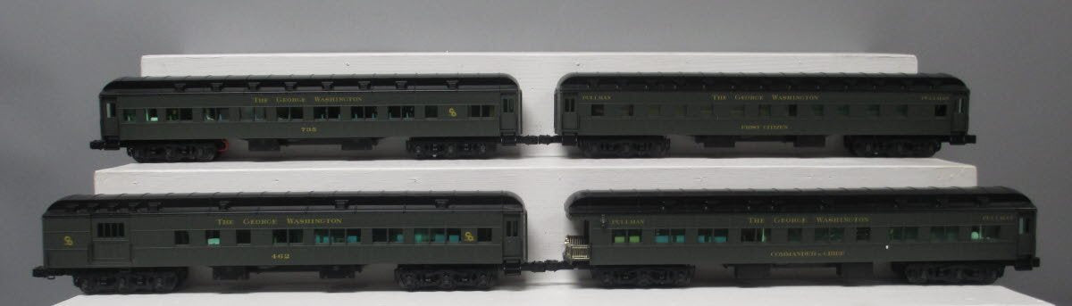Lionel 6-15597 O Chesapeake & Ohio "George Washington" Heavyweight (Pack of 4)