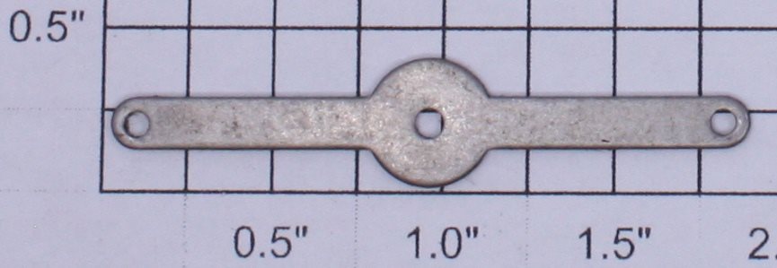 American Flyer 4000-3 Unbent Unpainted Ornamental Bell Bracket-Bracket Only