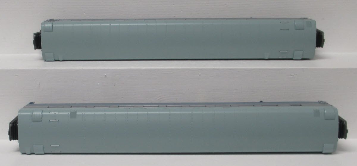 MTH 20-66170 O Santa Fe Blue Goose 70' ABS Streamlined Sleeper/Diner 2-Car Set
