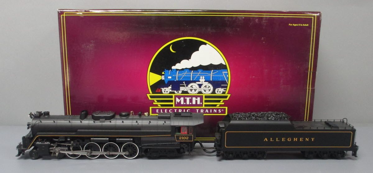 MTH 20-3252-1 Allegheny 4-8-4 T-1 Steam Loco & Tender w PS2 (Hi-Rail) #2102