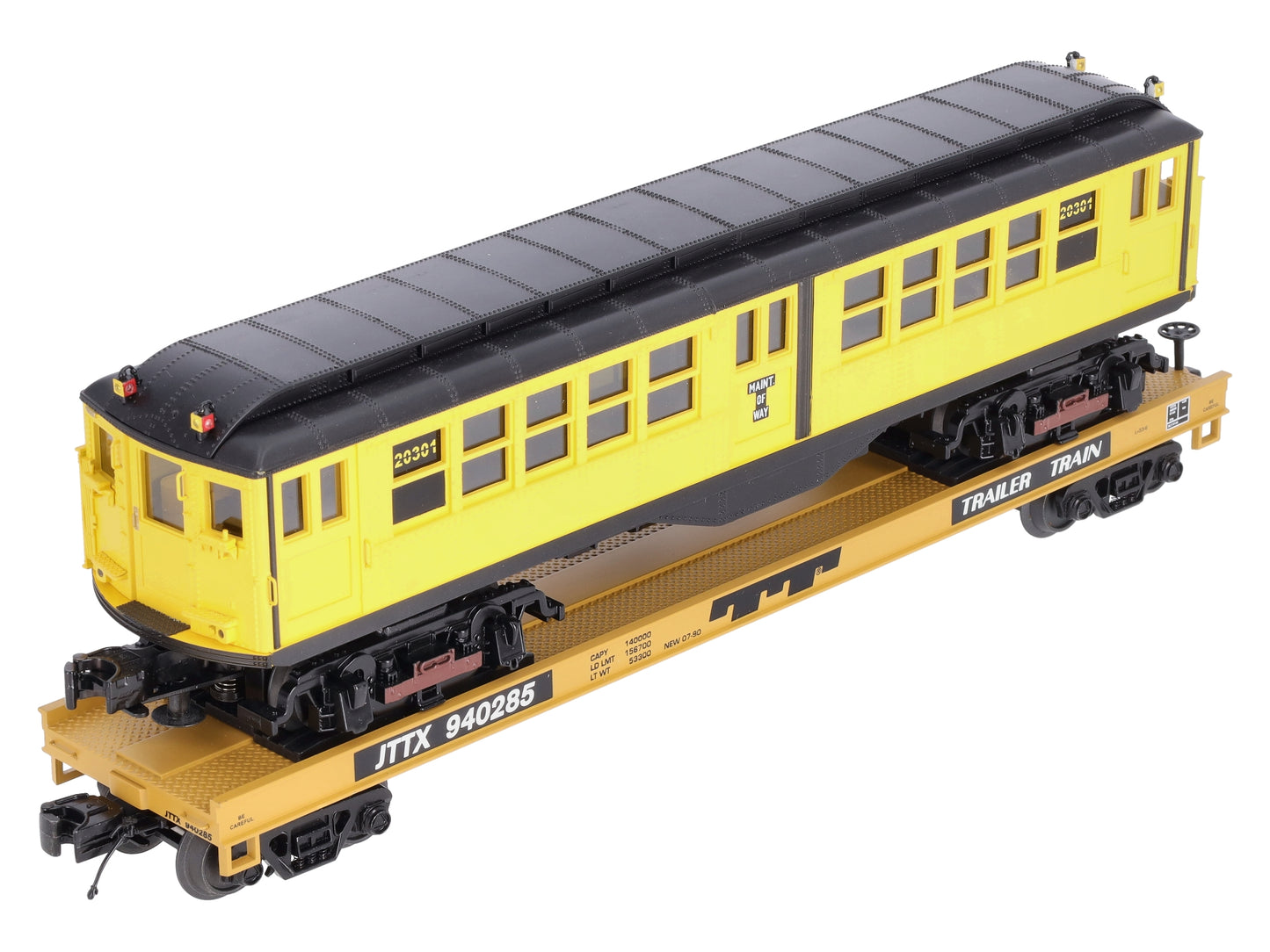 MTH 20-98590 TTX Flat Car w/LoV Subway Car