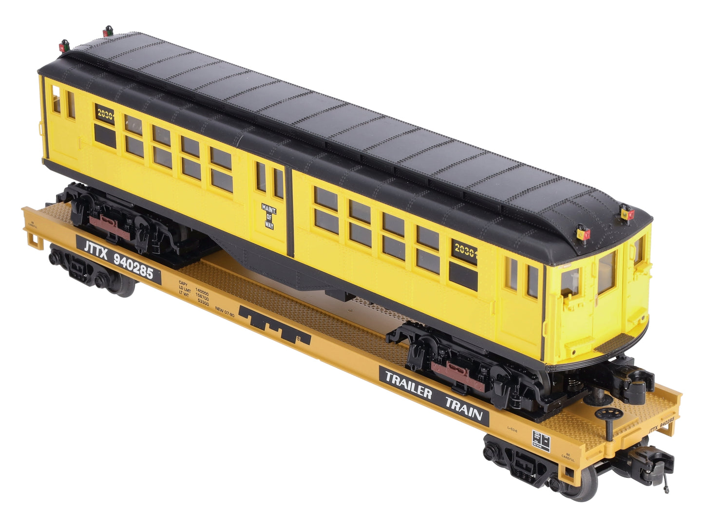 MTH 20-98590 TTX Flat Car w/LoV Subway Car