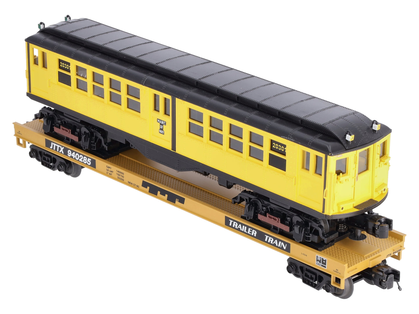 MTH 20-98590 TTX Flat Car w/LoV Subway Car