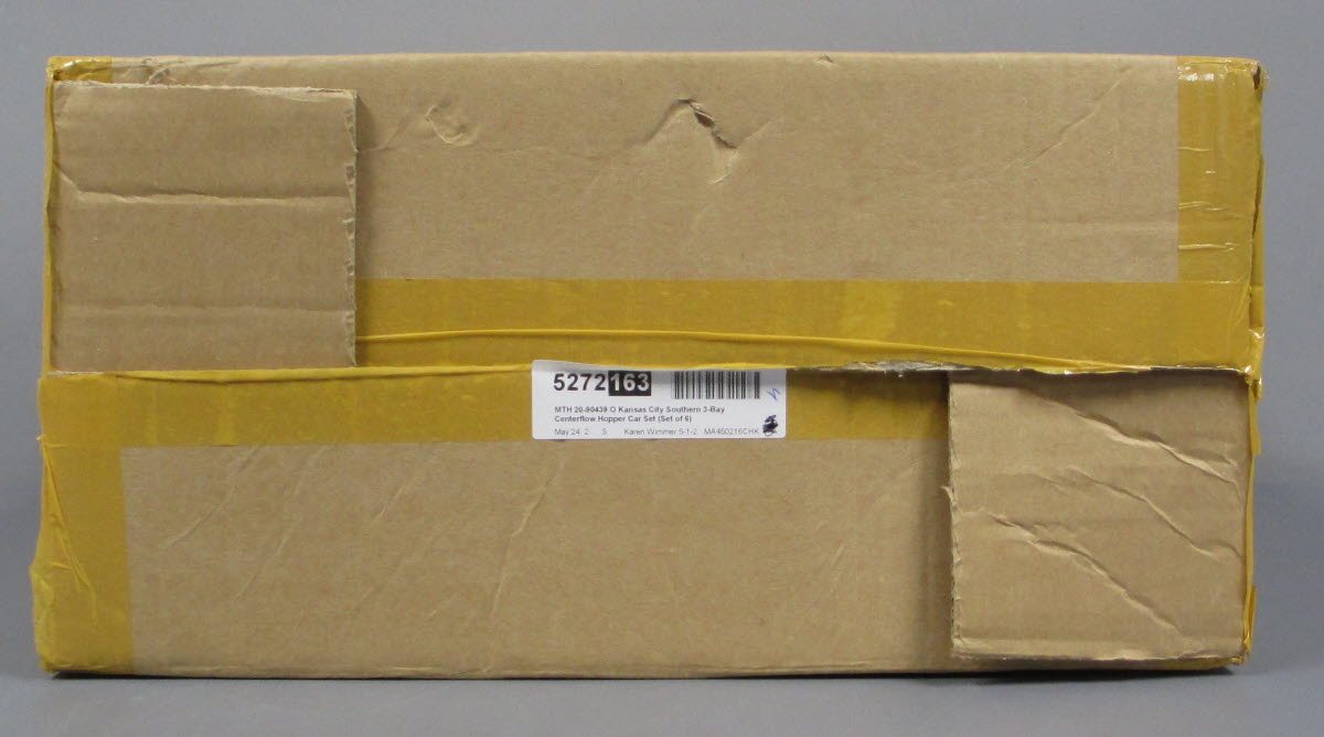 MTH 20-90439 O Kansas City Southern 3-Bay Centerflow Hopper Car Set (Set of 6)