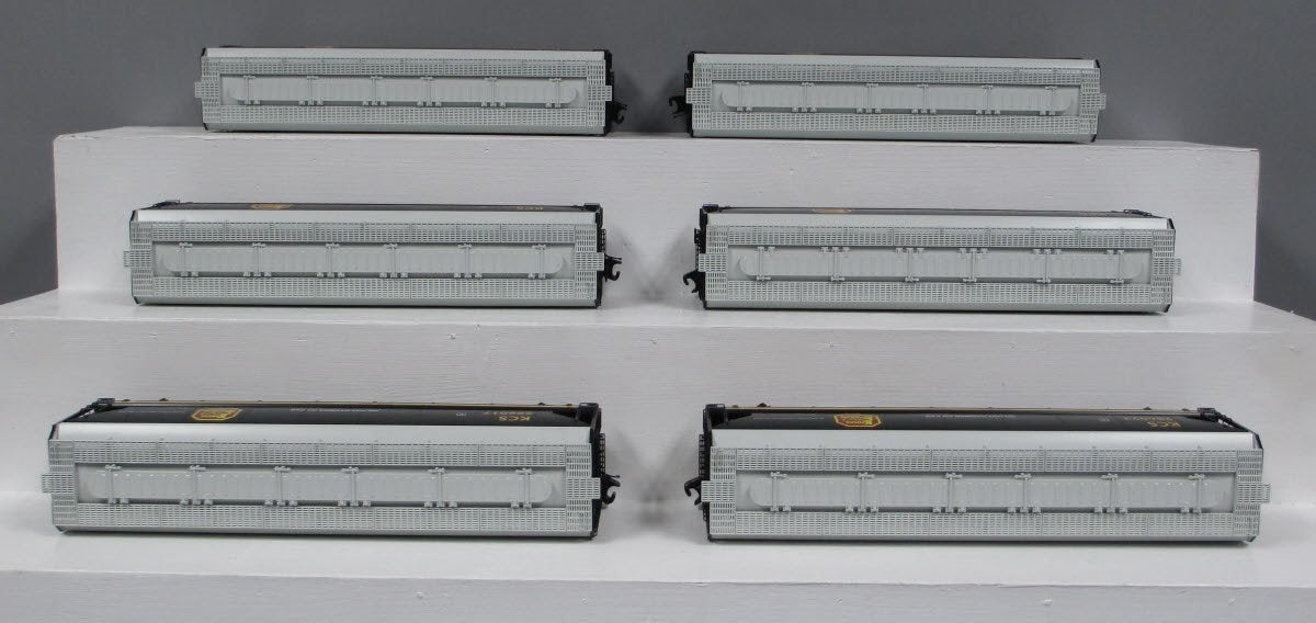 MTH 20-90439 O Kansas City Southern 3-Bay Centerflow Hopper Car Set (Set of 6)