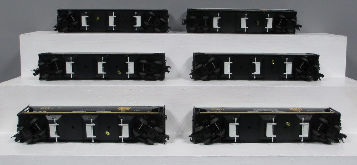 MTH 20-90439 O Kansas City Southern 3-Bay Centerflow Hopper Car Set (Set of 6)