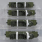 MTH 30-70105 O Gauge U.S. Army Flat Car with GMC DUKW 353 4-Car Set