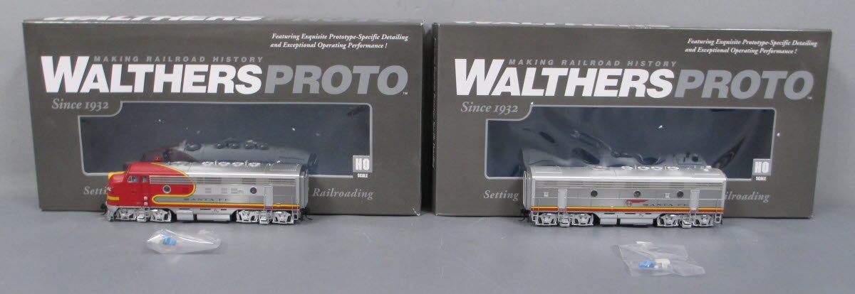 Walthers 920-47698 HO Santa Fe EMD F7A-B Set w/DC #45C,45B